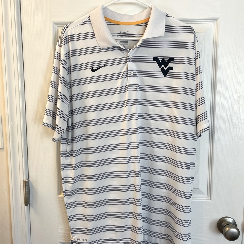 Nike WVU Dri-Fit polo